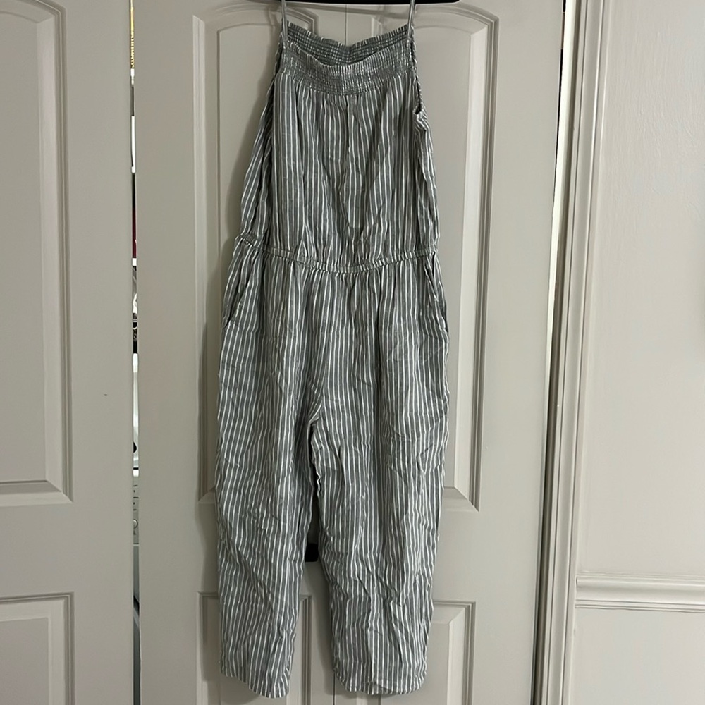 Fun cropped romper/junpsuit with spaghetti straps